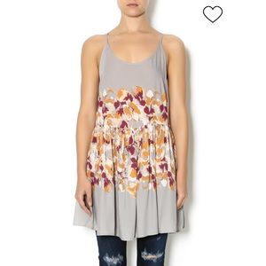 Free People Grey/Orange Top/Dress